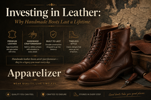 Investing in Leather: Why Handmade Boots Last a Lifetime | Premium Quality Footwear by Apparelizer