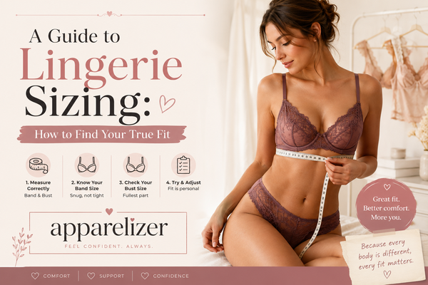 A Guide to Lingerie Sizing: How to Find Your True Fit | Apparelizer