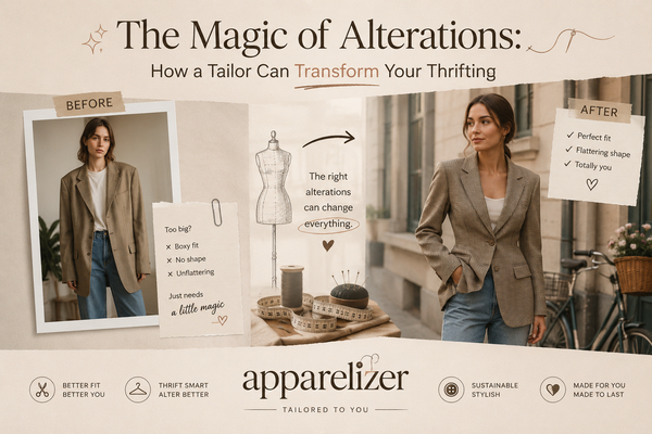The Magic of Alterations: How a Tailor Can Transform Your Thrifting Into Luxury Fashion