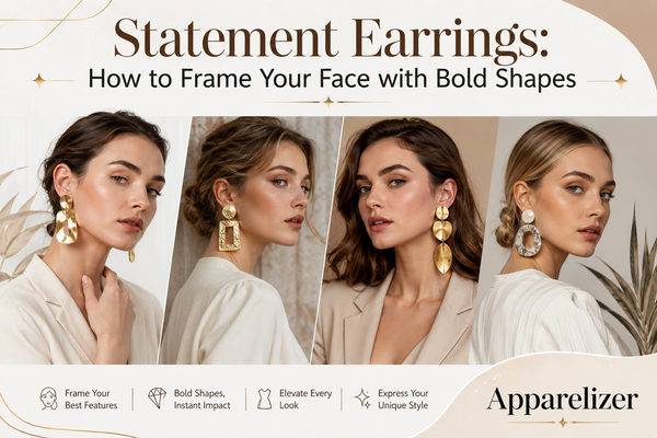 Statement Earrings: How to Frame Your Face with Bold Shapes