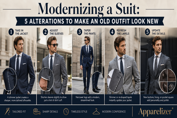 Modernizing a Suit: 5 Alterations to Make an Old Outfit Look New