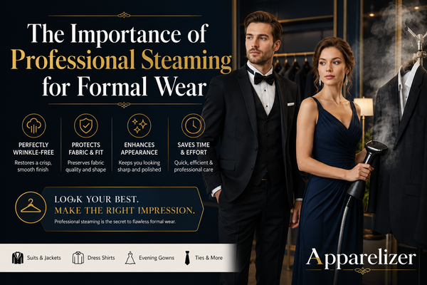 The Importance of Professional Steaming for Formal Wear: Keep Your Outfits Looking Flawless