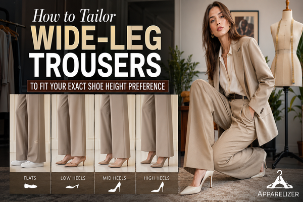 How to Tailor Wide-Leg Trousers to Fit Your Exact Shoe Height Preference: The Complete Style Guide