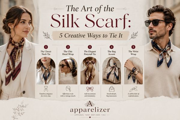 The Art of the Silk Scarf: 5 Creative Ways to Tie It for a Timeless Fashion Statement