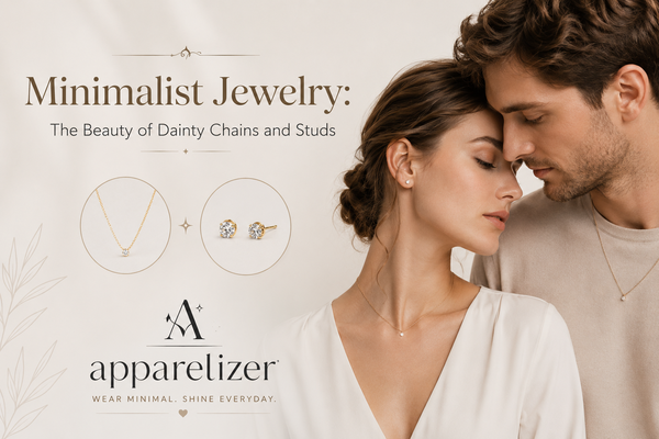 Minimalist Jewelry: The Beauty of Dainty Chains and Studs for Everyday Elegance