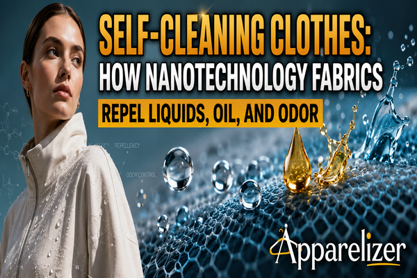 Self-Cleaning Clothes: How Nanotechnology Fabrics Repel Liquids, Oil, and Odor